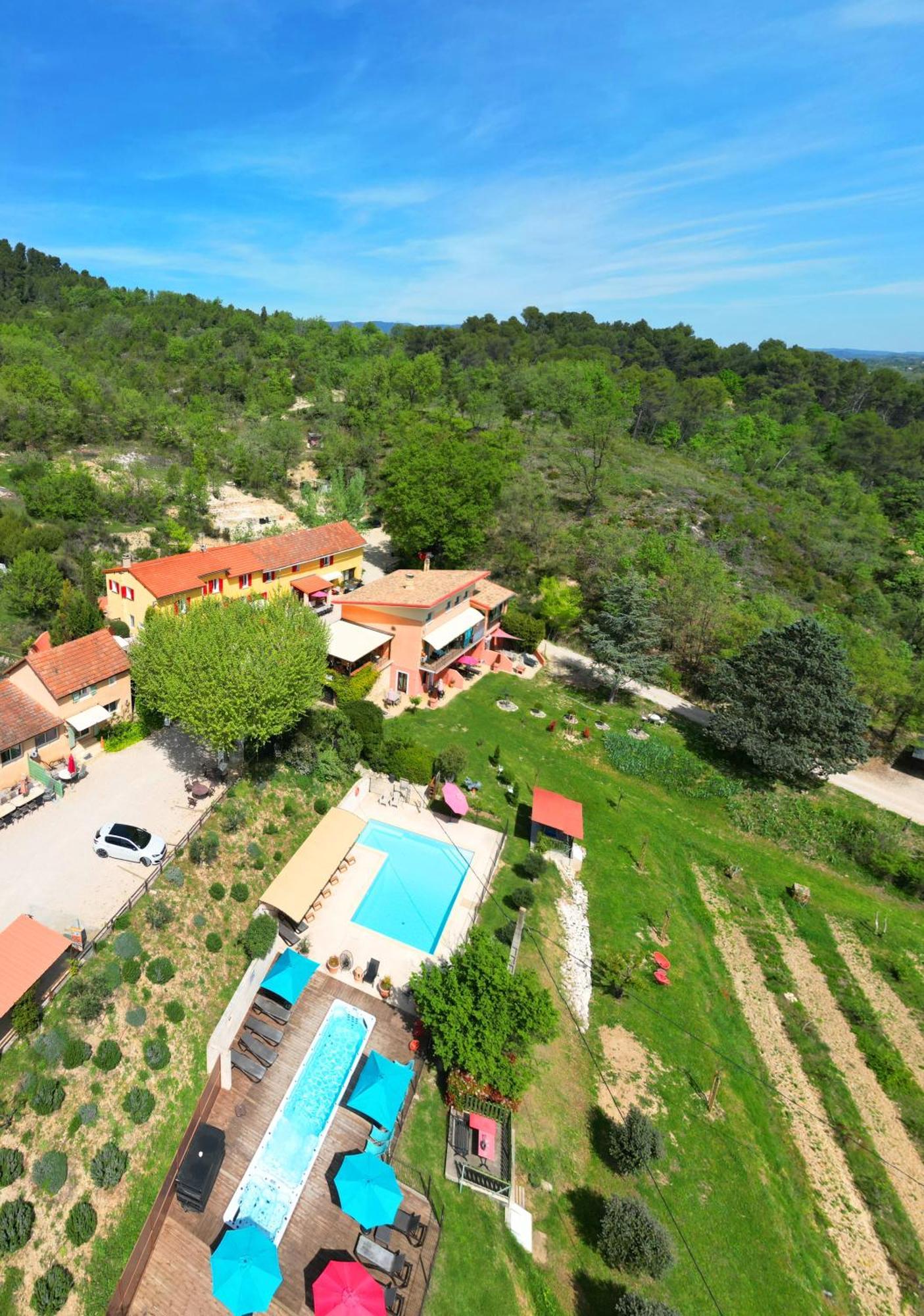 L'Oustaou Du Luberon Et Spa Villelaure Eksteriør bilde